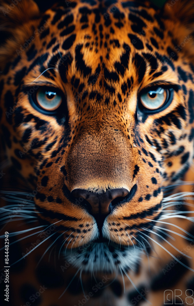 Obraz premium Close-up of a leopard