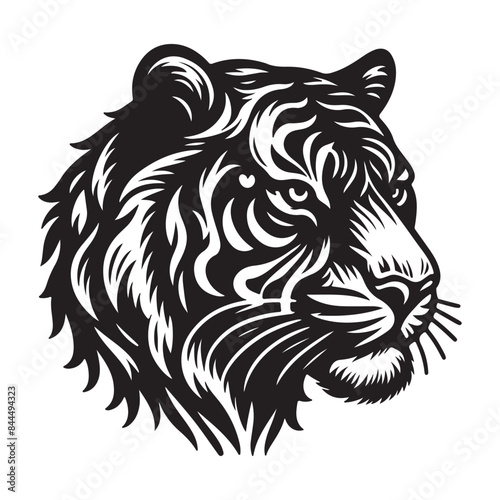 Wallpaper Mural Tiger logo. head tiger vector illustration. Logo tiger Torontodigital.ca