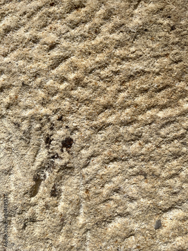 Closeup of mill stone