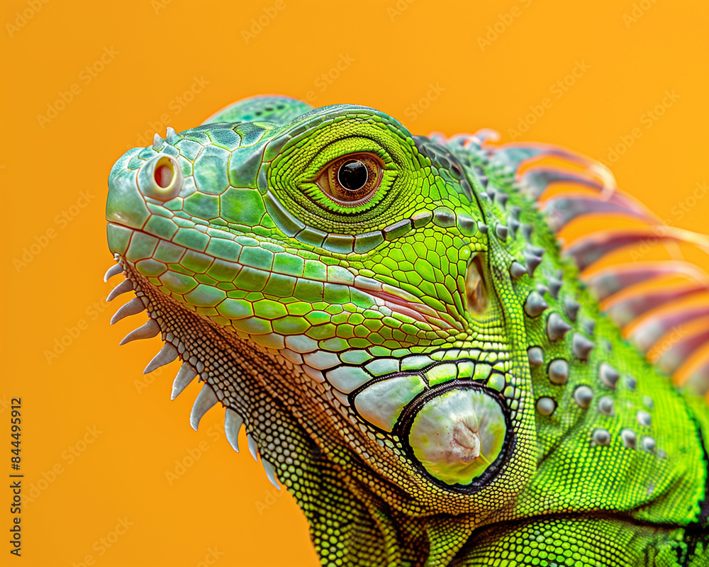 Fototapeta premium green iguana