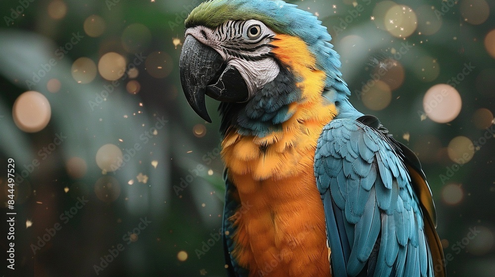 a blue and yellow parrot with sharp background a blue and yellow parrot with sharp background