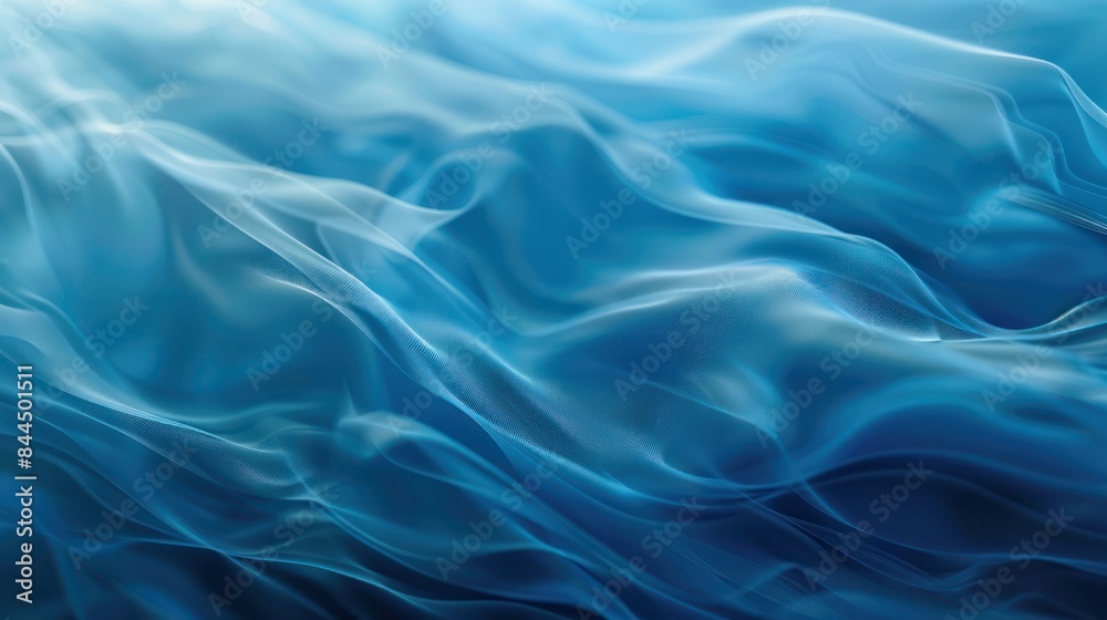 Illustrate the concept of tranquility and serenity with a image featuring a serene blue abstract background enhanced by a smooth motion blur pattern. Illustrate the concept of tranquility and serenity with a image featuring a serene blue abstract background enhanced by a smooth motion blur pattern.