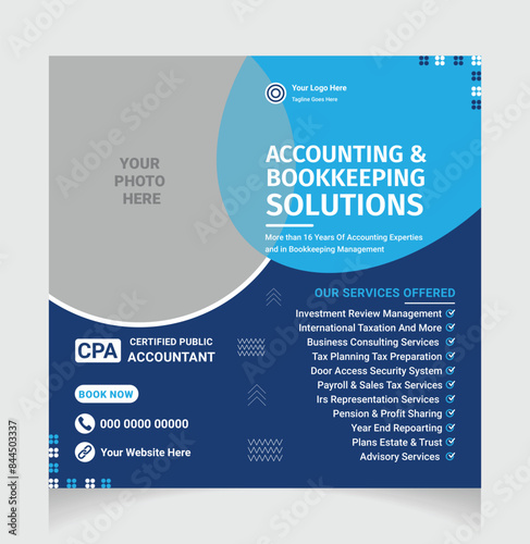  Accounting & Bookkeeping Solutions social media post
