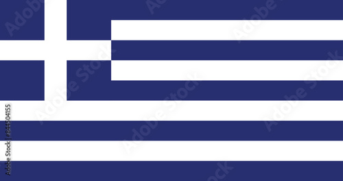 Illustration of the Greece national flag