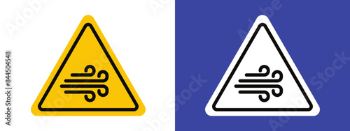 Wind Hazard Warning Sign Promote Safety in High Wind Areas
