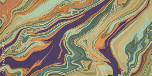 Photos Funky Geometric Fantasia Brimming with Vibrant Colors and Abstract Patterns, Cre