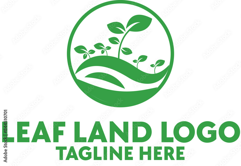 Fototapeta premium LRAF LAND LOGO