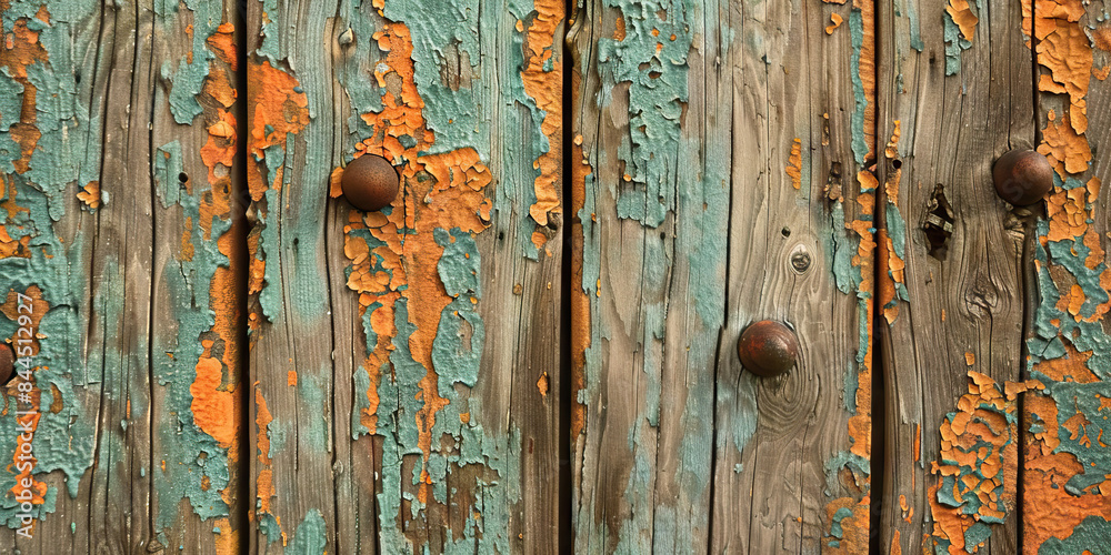 Rustic Charm: Detailed Close-Up of Worn and Weathered Rustic Texture Rustic Charm: Detailed Close-Up of Worn and Weathered Rustic Texture