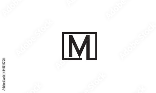 M, MM, M Abstract Letters Logo Monogram