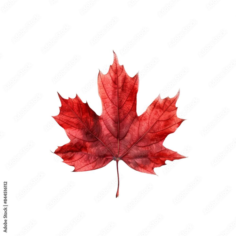 Red maple leaf isolated on white background Red maple leaf isolated on white background