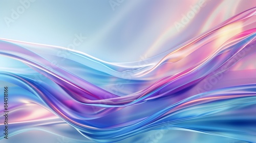 Abstract shiny rectangle wave