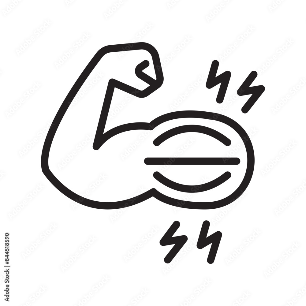 Muscle Pain Relief Icon Perfect for Fitness and Healthcare Promotions Muscle Pain Relief Icon Perfect for Fitness and Healthcare Promotions