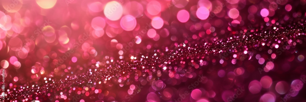 Abstract image of shimmering red bokeh lights creating a festive and vibrant background. Abstract image of shimmering red bokeh lights creating a festive and vibrant background.