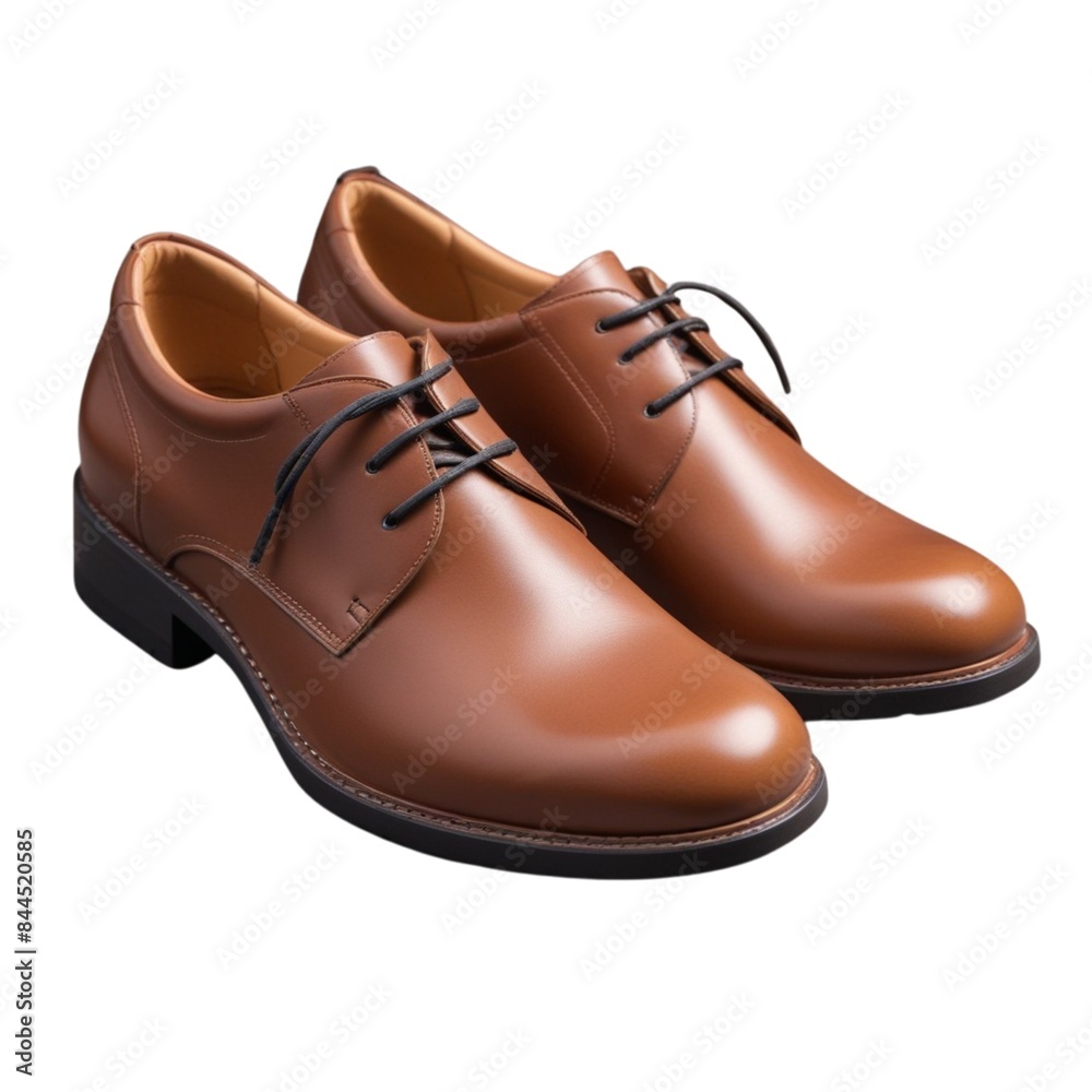 Male fashion shoes on white