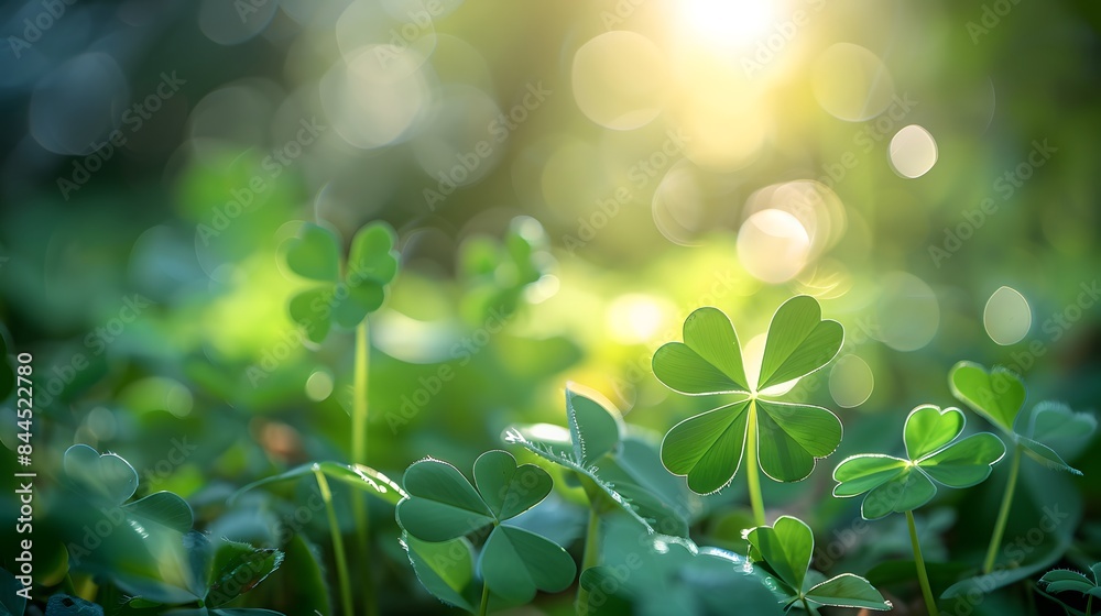 A four-leaf clover, with a blurred background suggesting a St. Patrick's Day celebration, symbolizing good fortune and luck. Green color is prominent in the foreground. A four-leaf clover, with a blurred background suggesting a St. Patrick's Day celebration, symbolizing good fortune and luck. Green color is prominent in the foreground.