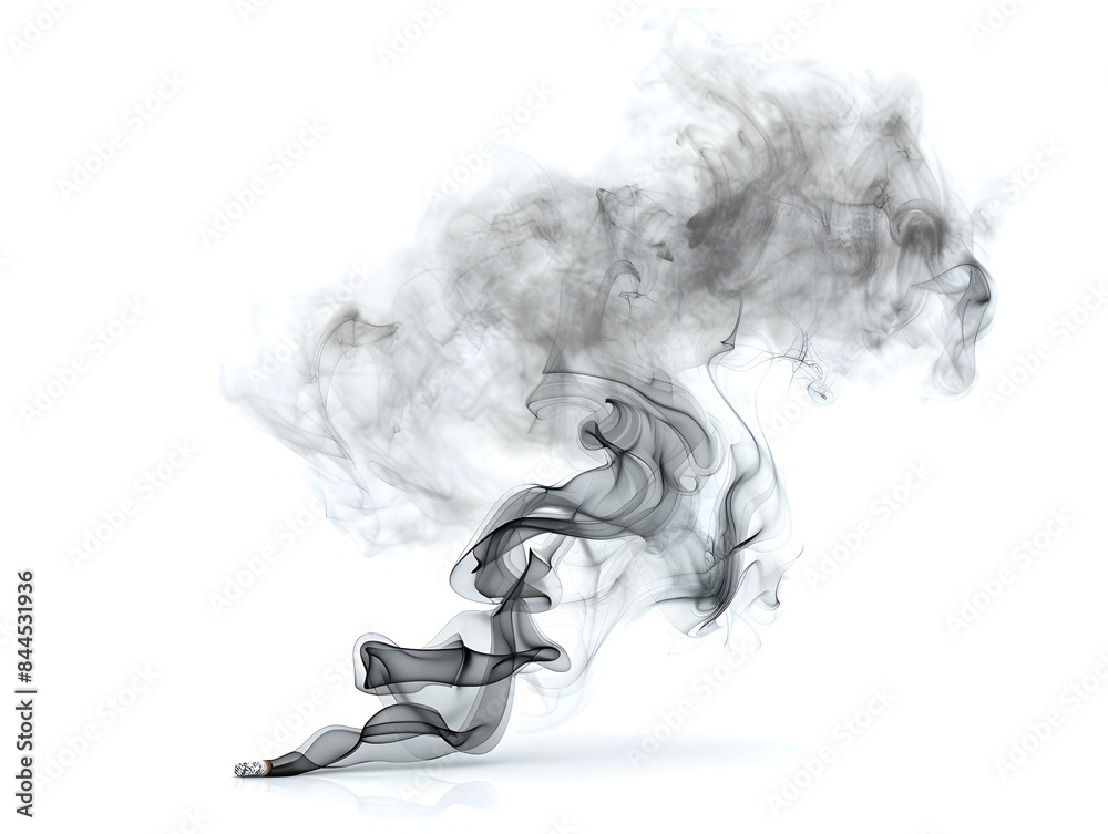 Hazardous Smoke Inhalation - 3D Rendered Conceptual Image Hazardous Smoke Inhalation - 3D Rendered Conceptual Image