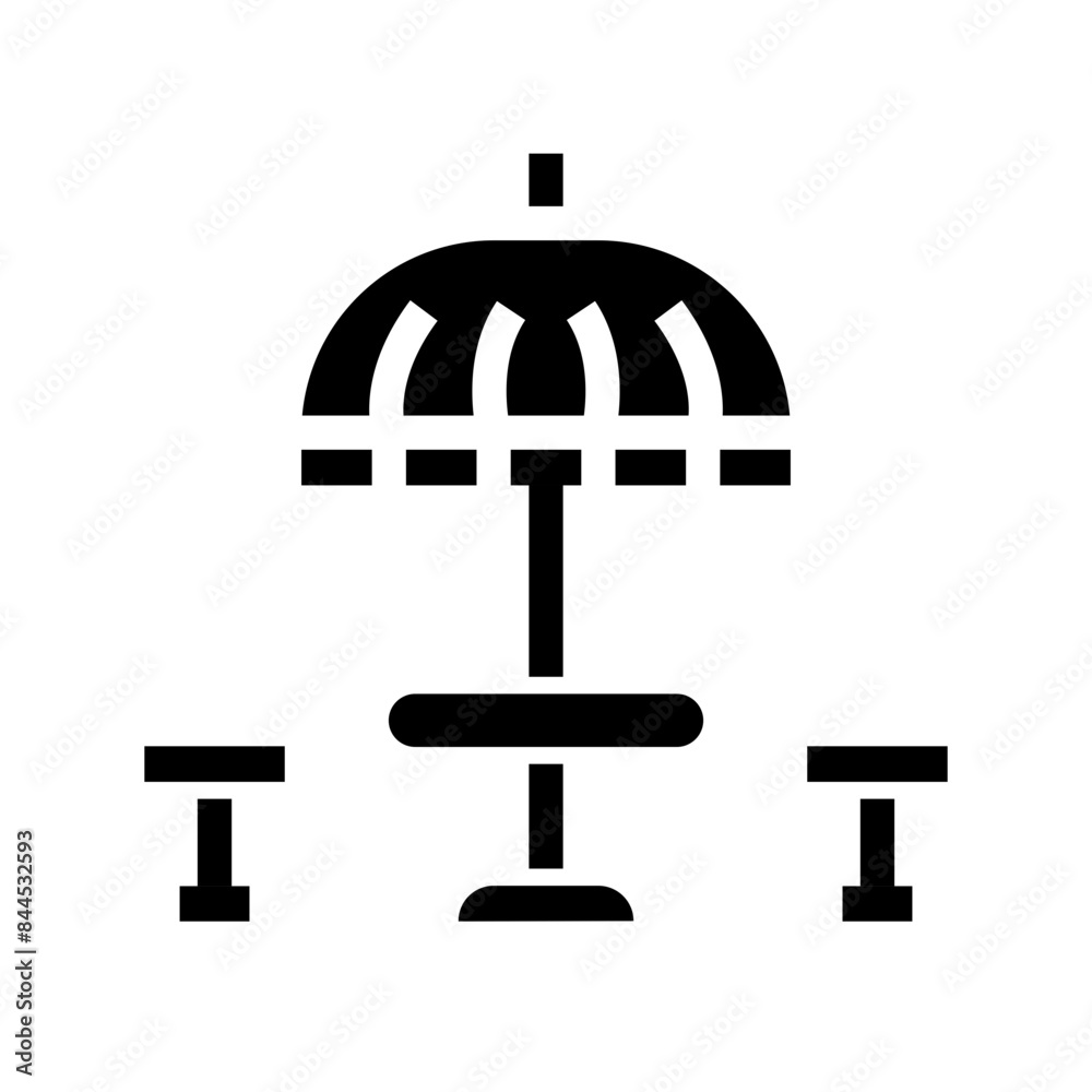 bench icon illustration bench icon illustration