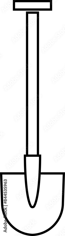 Shovel premium icon in trendy style. Shovel, Tool, Repair, Digging Abstract design pictogram, isolated on a transparent background. Agriculture Symbol, for website design, mobile application, ui. Shovel premium icon in trendy style. Shovel, Tool, Repair, Digging Abstract design pictogram, isolated on a transparent background. Agriculture Symbol, for website design, mobile application, ui.