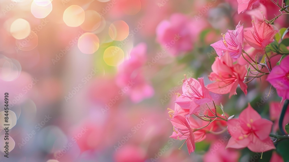 Blurry background enhances the beauty of a floral display Blurry background enhances the beauty of a floral display