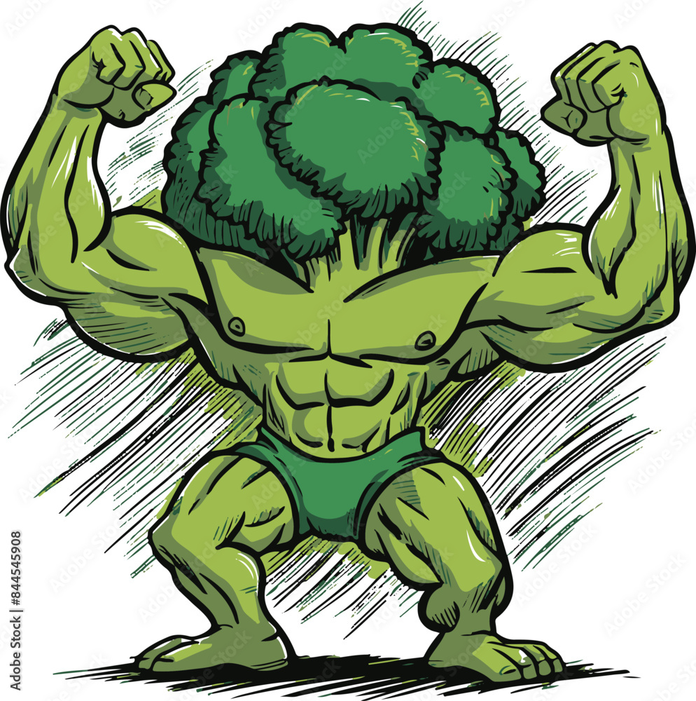 Obraz premium Muscular Bodybuilder man