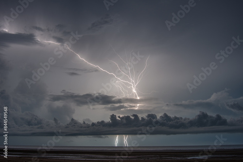 Lightning over the Northern Territory photo