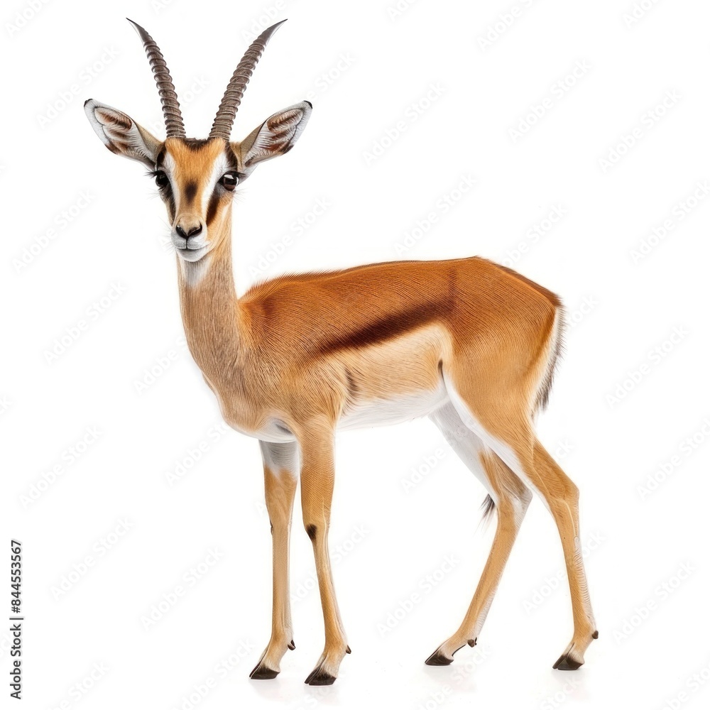 Gazelle isolated on white background Gazelle isolated on white background