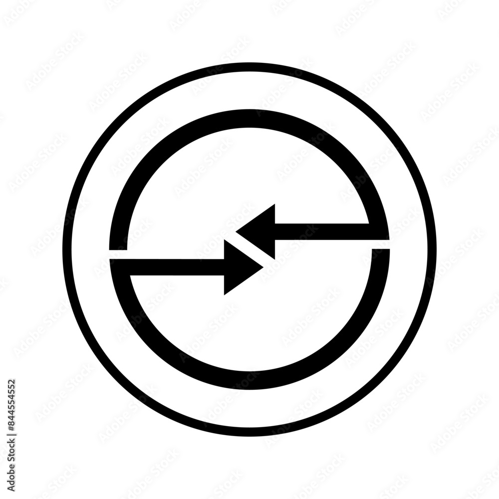 Rotation icon, circular arrow, share Rotation icon, circular arrow, share
