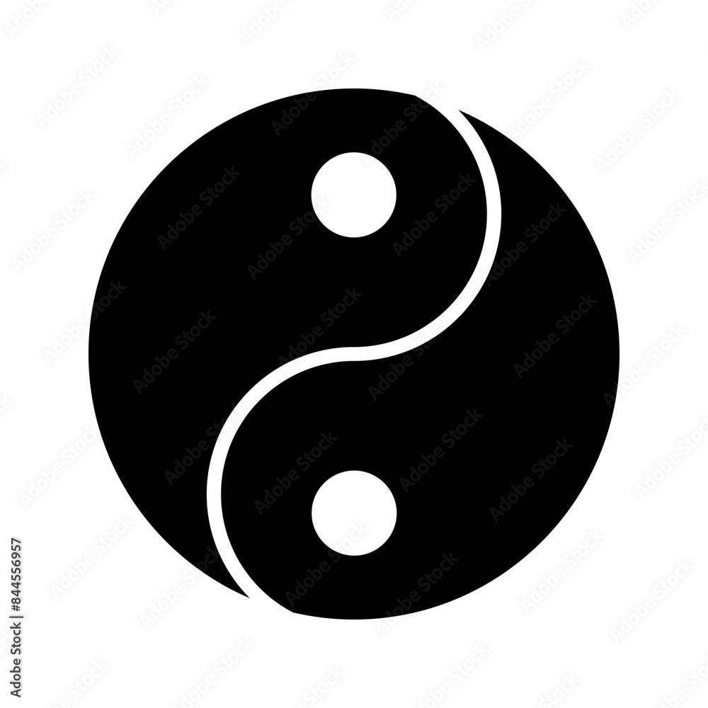 yin and yang symbol icon design yin and yang symbol icon design