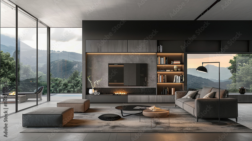 Obraz premium Art Home. Contemporary Interior