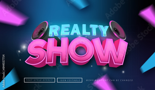 Realty Show Text Effect Editable