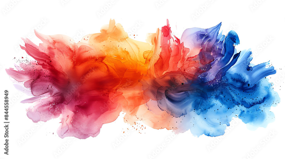 The image is a multicolored smoke cloud The image is a multicolored smoke cloud