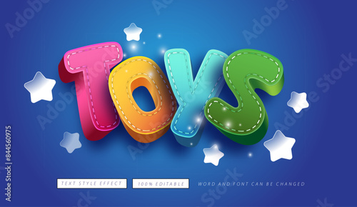 Toys Text effect editable