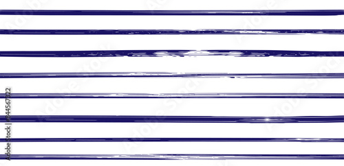Seamless nautical pattern with hand painted brush strokes, white background. Vector illustration. Ocean grunge stripes. Template for wallpaper, web, fabric, textile, package design, wrap.