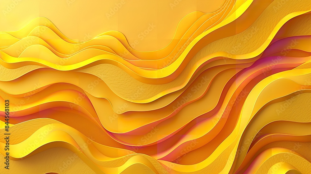 Abstract design with yellow and orange wavy patterns, perfect for backgrounds or graphic design Abstract design with yellow and orange wavy patterns, perfect for backgrounds or graphic design