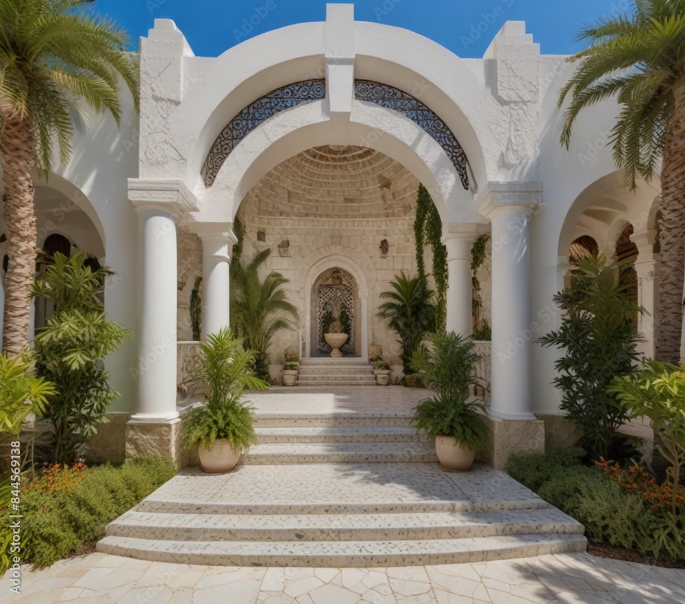 entrance to the church