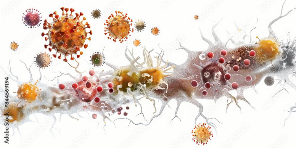 Microscope Virus Vector Virus transmission routes a diagram showing how the virus spreads ...