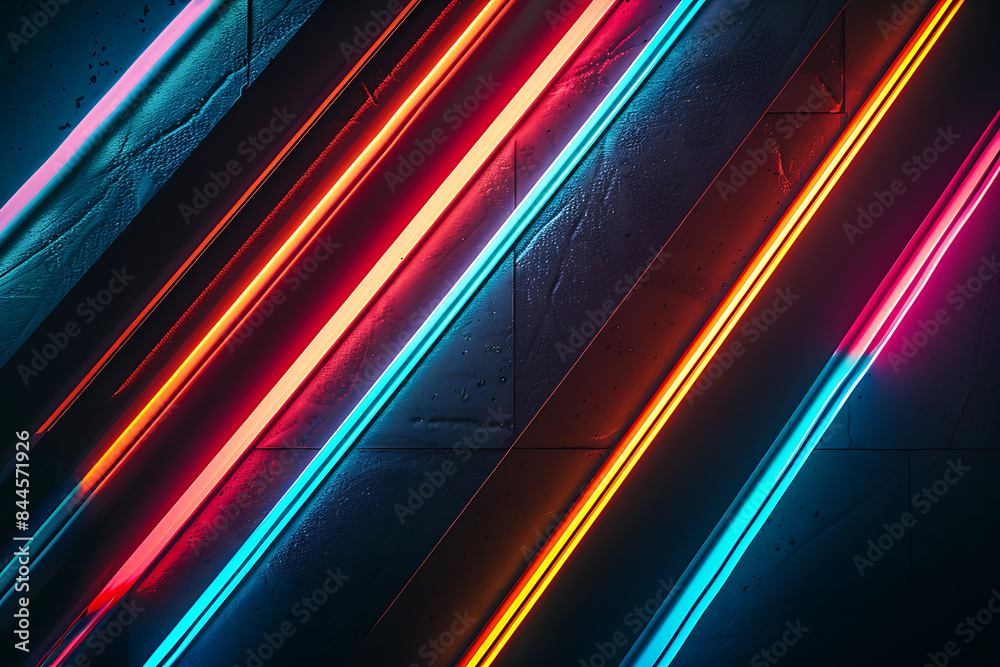 Colorful neon lines creating a dynamic pattern against a sleek black background, showcasing modern and vibrant design. Colorful neon lines creating a dynamic pattern against a sleek black background, showcasing modern and vibrant design.