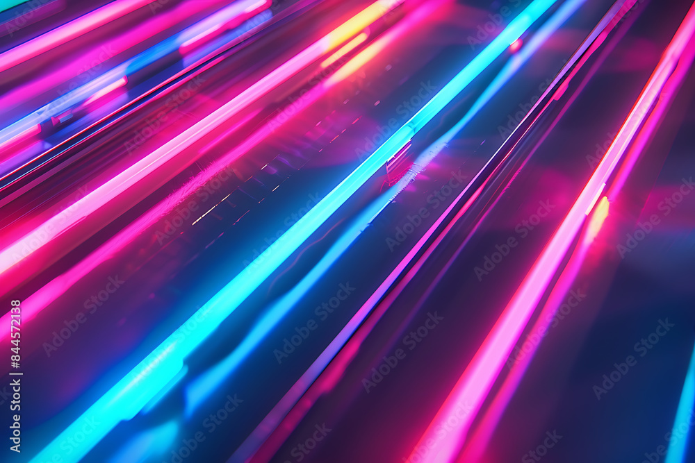 Colorful neon lines creating a dynamic pattern against a sleek black background, showcasing modern and vibrant design. Colorful neon lines creating a dynamic pattern against a sleek black background, showcasing modern and vibrant design.