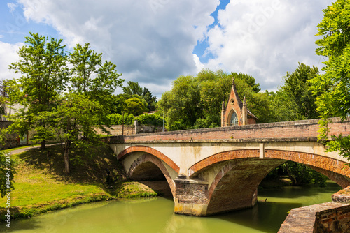 Pont d’Auriac, traversant l’Arize, à Rieux-Volvestre photo