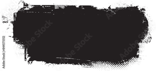 Glitch distorted grange shape . Noise grungy logo . Trendy defect error shapes . Glitched frame .Grunge textured . Distressed effect .Vector shapes