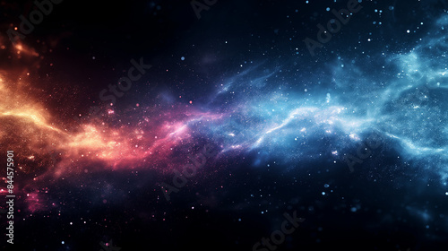 blue , red, grainy noise grungy empty space , spray texture color gradient shine bright light and glow rough abstract retro vibe background template