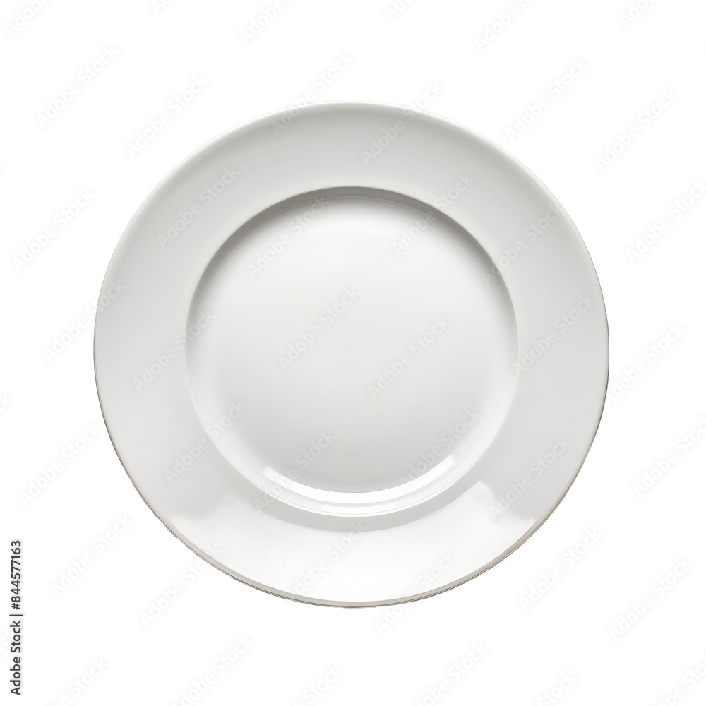 dish plate on a white background