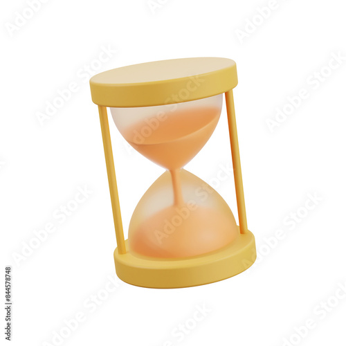 3D 모래시계 아이콘