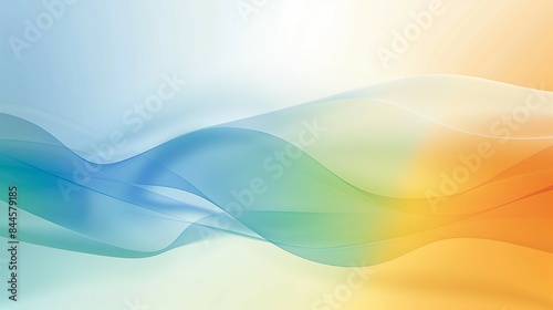 Colorful smooth abstract wave wallpaper