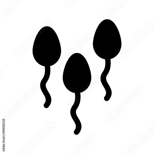 Sperm Icon Vector Symbol Design Illustration