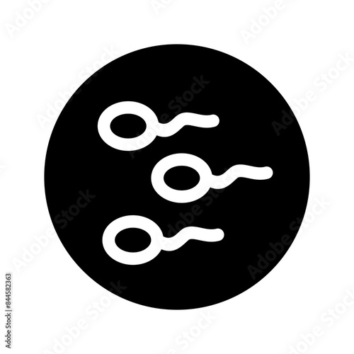 Sperm Icon Vector Symbol Design Illustration