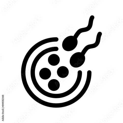 Sperm Icon Vector Symbol Design Illustration