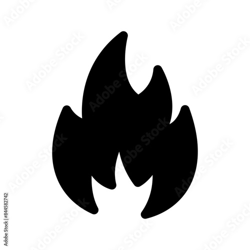Fire Icon Vector Symbol Design Illustration