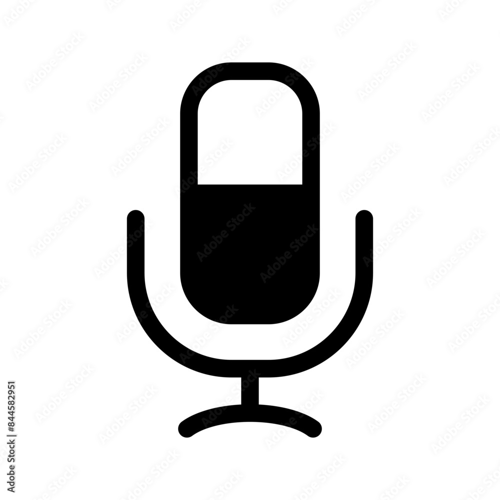 Microphone Icon Vector Symbol Design Illustration Microphone Icon Vector Symbol Design Illustration