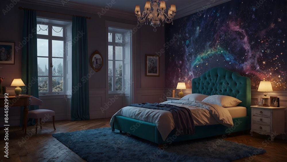 A story set in a magical bedroom where the colors change based on the dreamer's mood ai_generated A story set in a magical bedroom where the colors change based on the dreamer's mood ai_generated